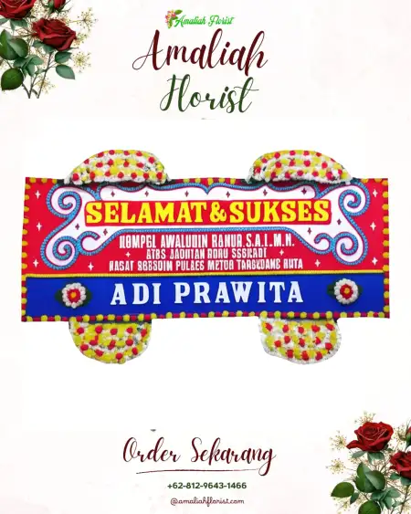 Papan Bunga Ucapan Selamat Wilangan